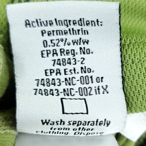 Exofficio Insect Shield Full Zip Performance Hoodie S Light Ivy Green - Picture 15 of 16